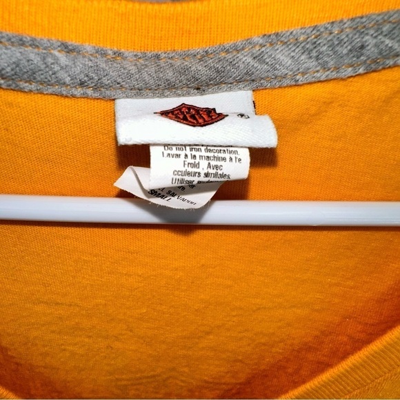 Harley Davidson Women’s Orange Rattlesnake Mountain T Shirt Size S - Picture 3 of 7